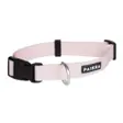 Paikka Glow Collar i lyserød med sort spænde og D-ring