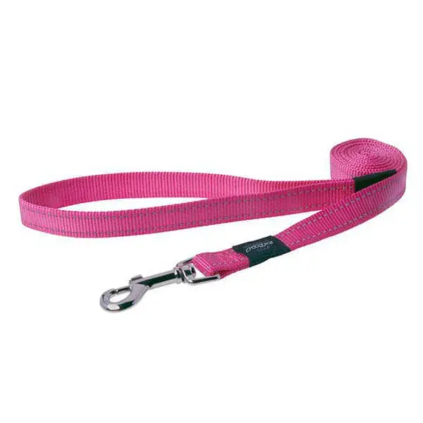 Rogz Utility hundesnor i pink med håndtag og karabinhage